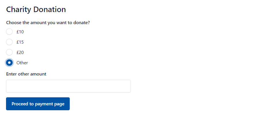 Charity Donation